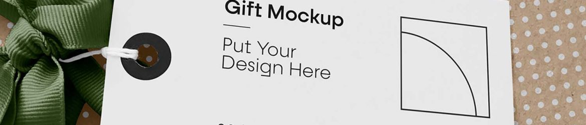 Free Gift Mockup (PSD)