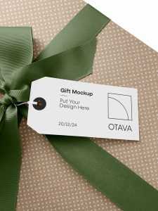 Free Gift Mockup (PSD)