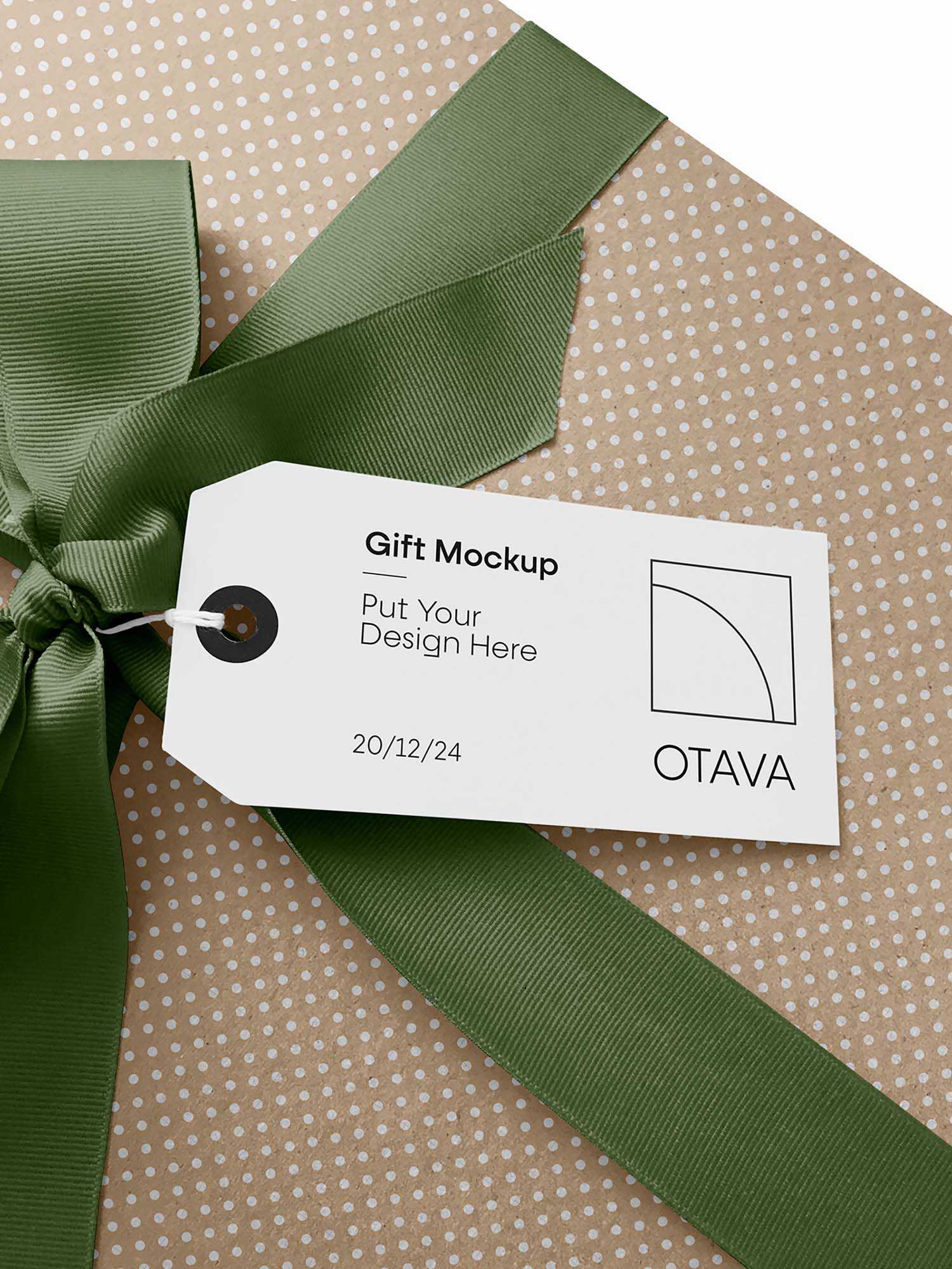 Free Gift Mockup (PSD)