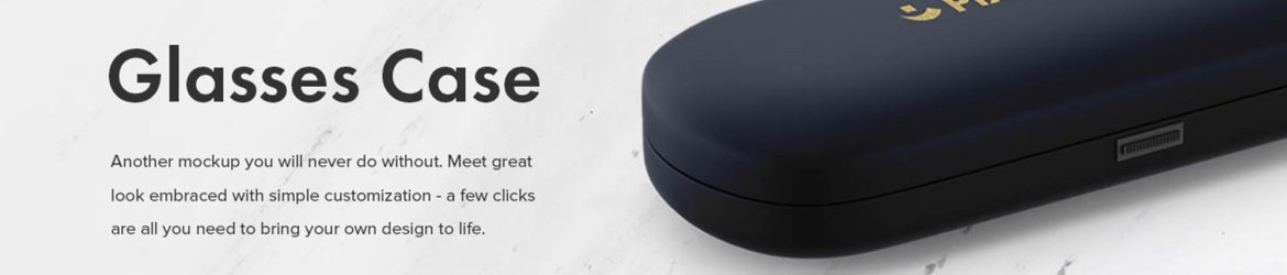 Free Glasses Case Mockup (PSD)