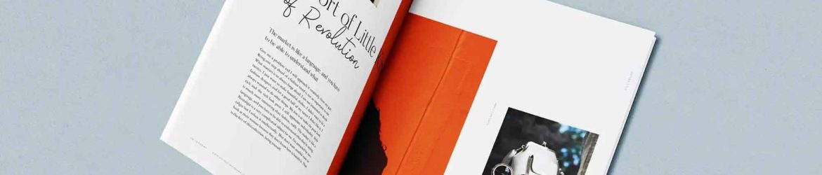 Free Half-open Magazine Mockup (PSD)