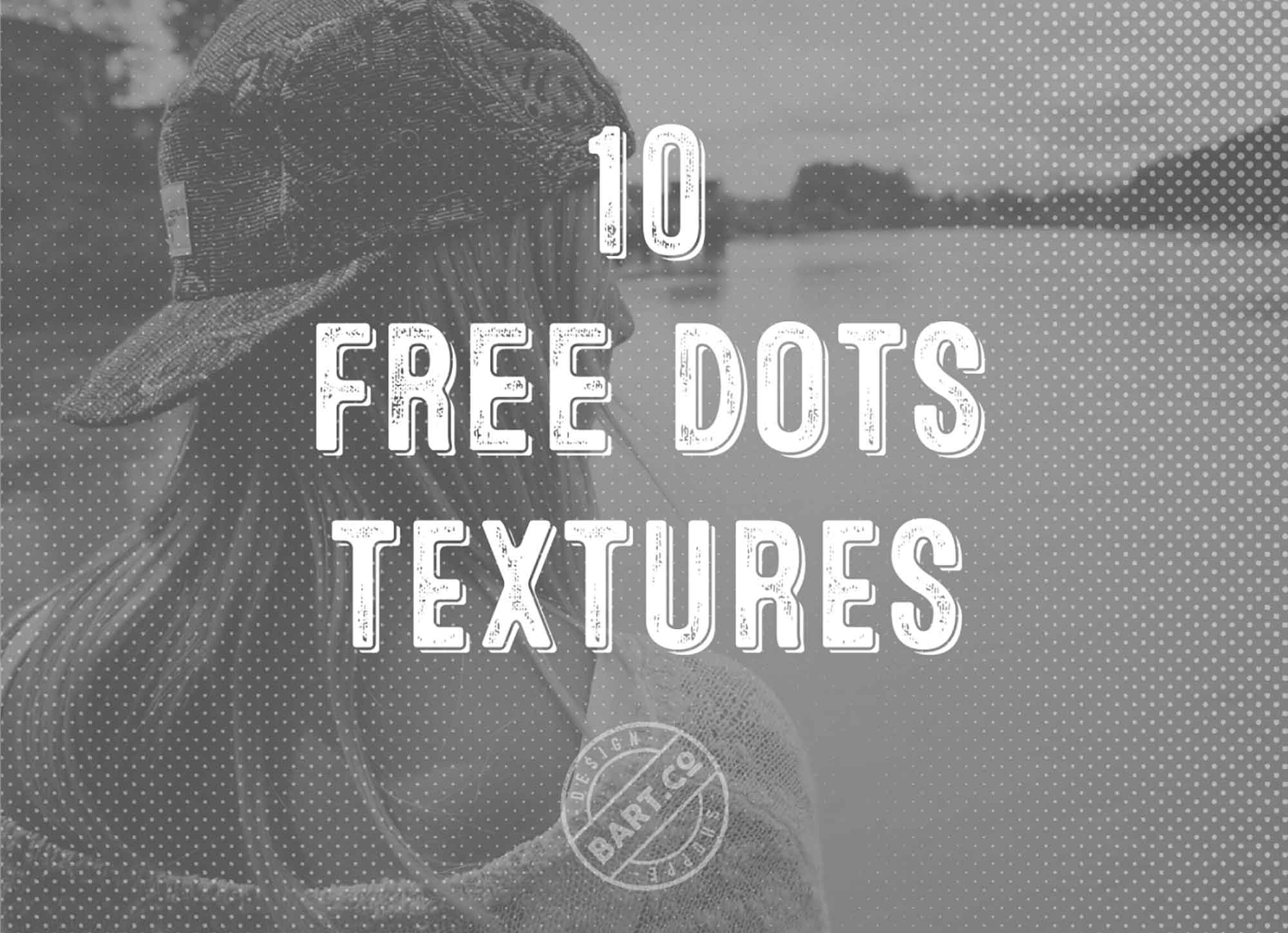 Free Halftone Dot Textures (SVG, PNG)