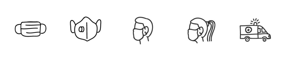Free Hand-drawn Covid-19 Coronavirus Icons