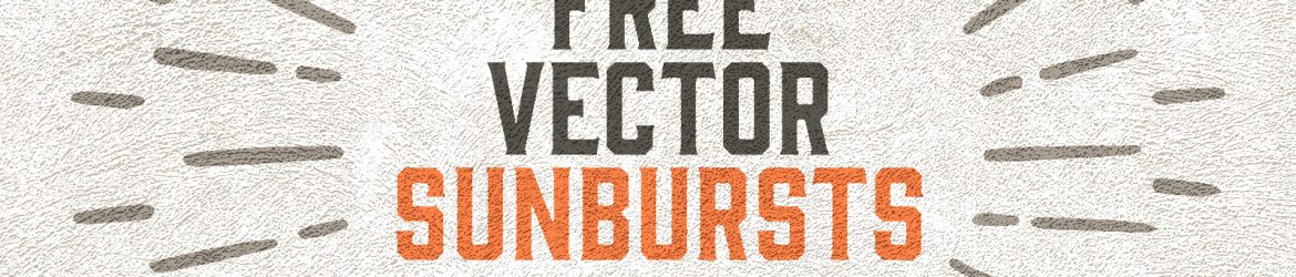 Free Hand Drawn Vector Sunbursts — AI, EPS, SVG