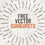 Free Hand Drawn Vector Sunbursts — AI, EPS, SVG