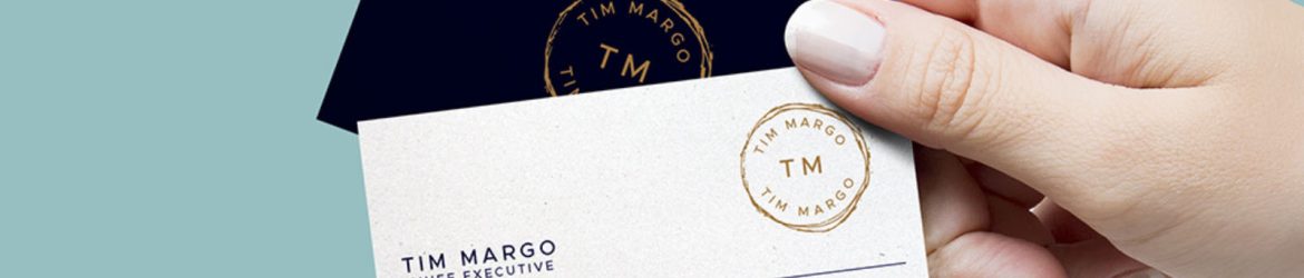 Free Hand Holding Business Card Mockup