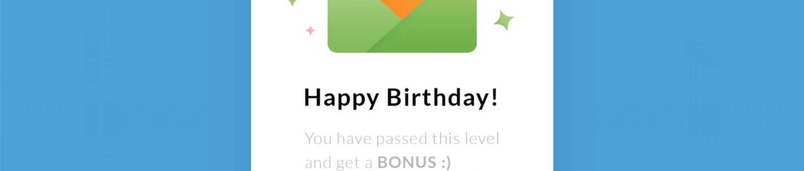 Free Happy Birthday UI-UX Template (PSD)