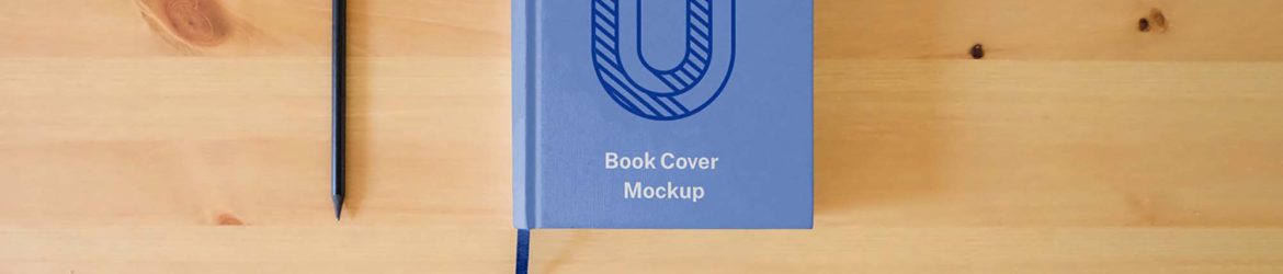 Free Hard Book Cover Mockup (PSD)