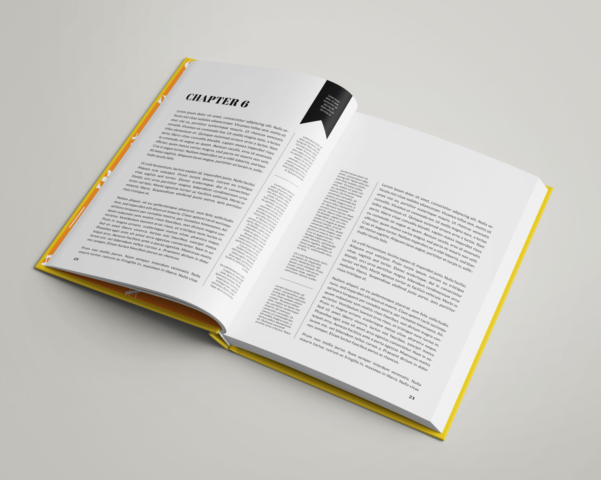 Free Hardcover Book Mockup (PSD)