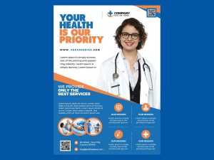 Free Health Care Flyer Template (PSD)
