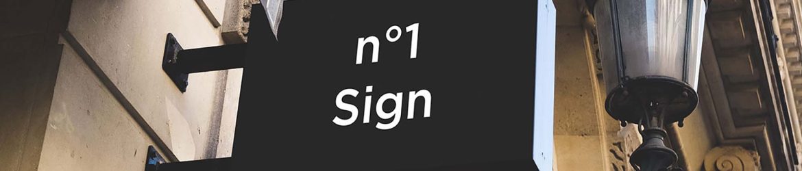 Free Hip Signs Mockup (PSD)