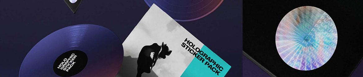 Free Holographic Sticker Graphics (PNG)