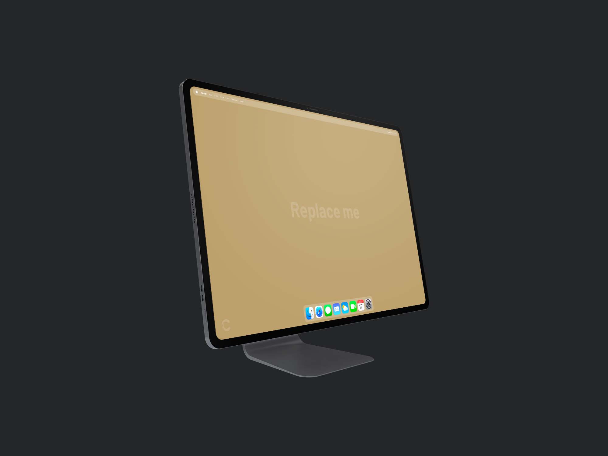 Free iMac Pro Mockup Concept (PSD)