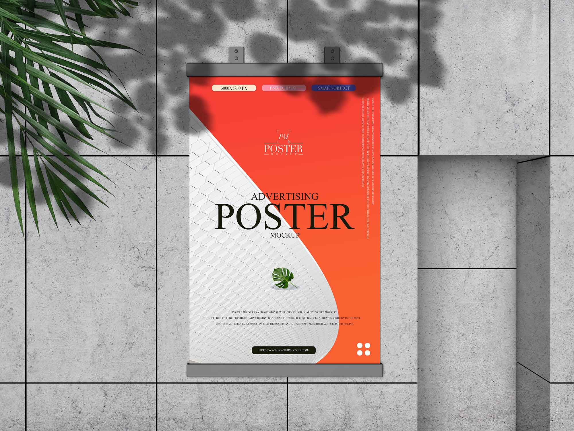 Free Industrial Building Poster Mockup (PSD)
