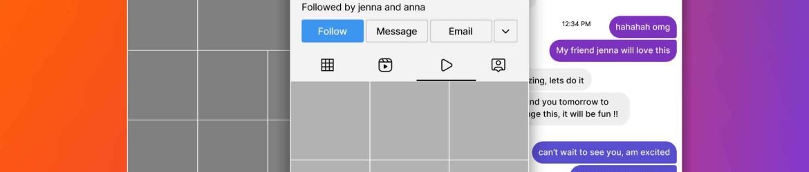 Free Instagram Mobile Mockup (PSD)