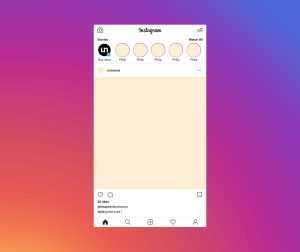 Free Instagram Post Mockup (PSD)