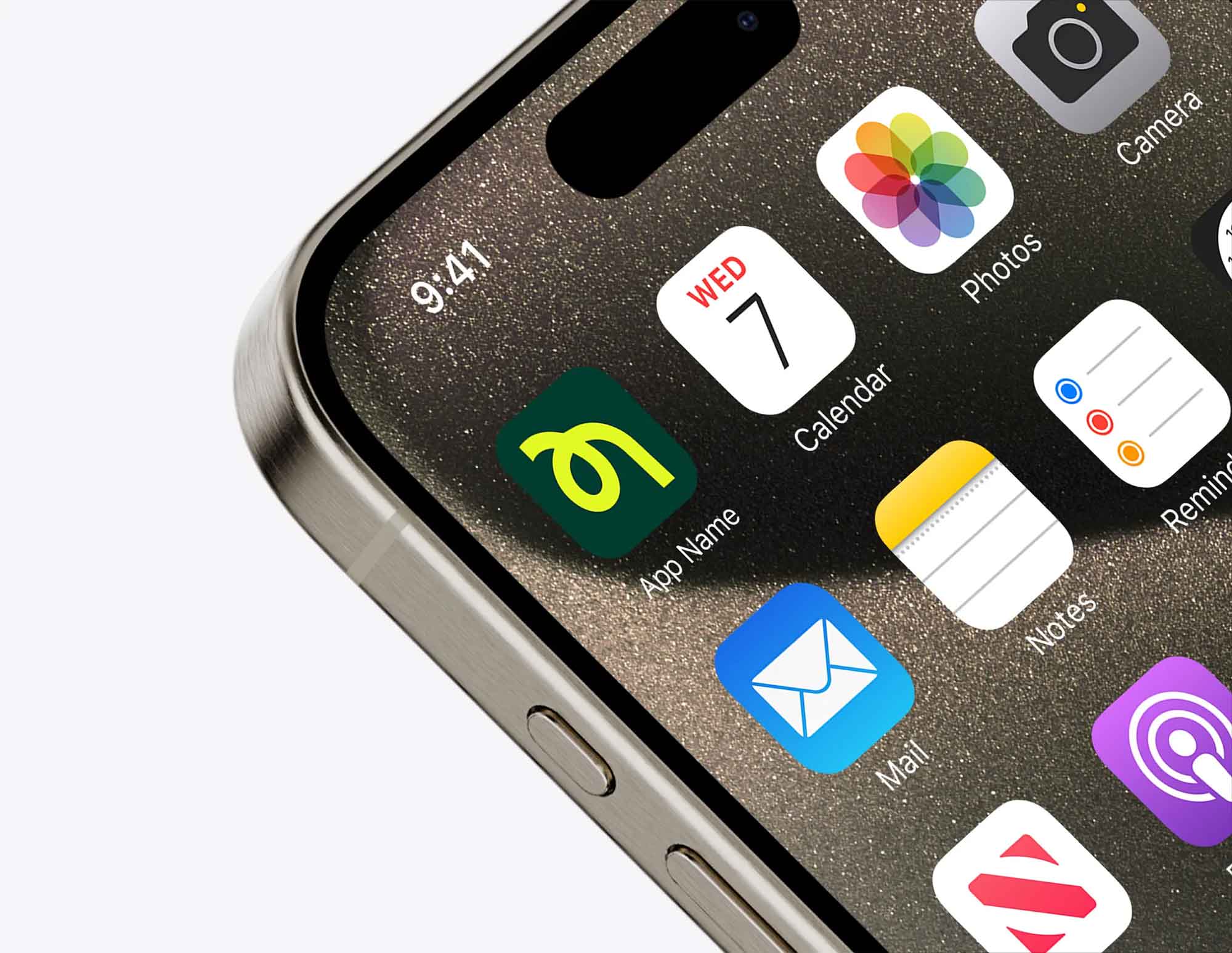 Free iOS App Icon Mockup