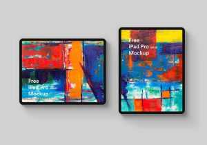 Free iPad Pro 2018 Mockup (PSD)