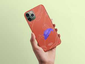 Free iPhone 11 Pro Case Mockup (PSD)