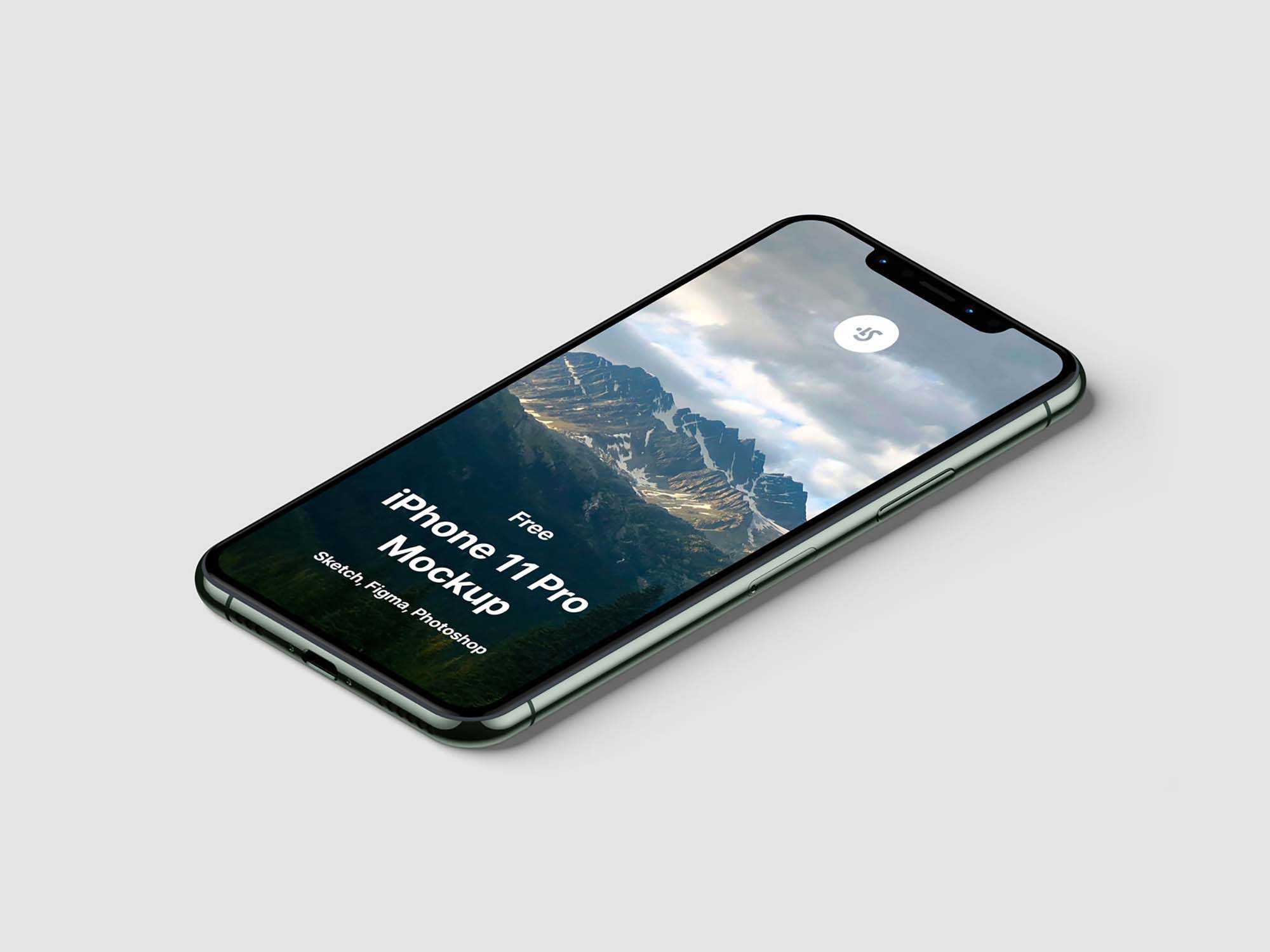 Free iPhone 11 Pro Max Mockup (PSD)