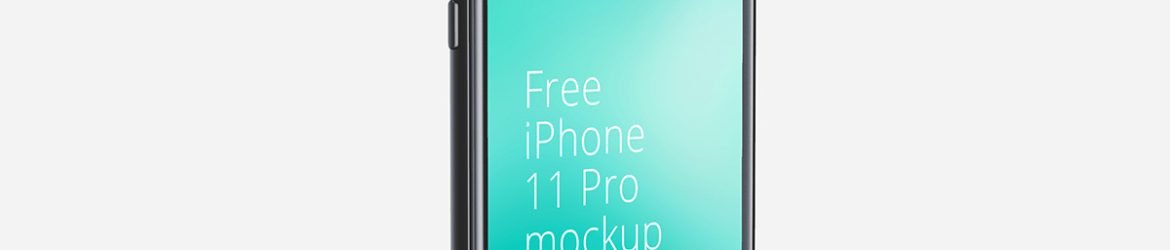 Free iPhone 11 Pro mockup