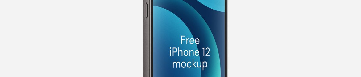 Free iPhone 12 mockup