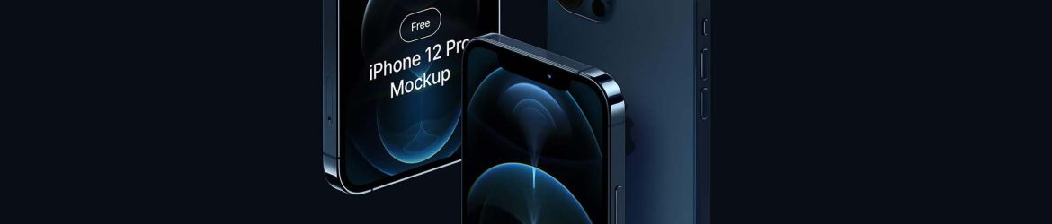 Free iPhone 12 Pro Mockup (PSD)