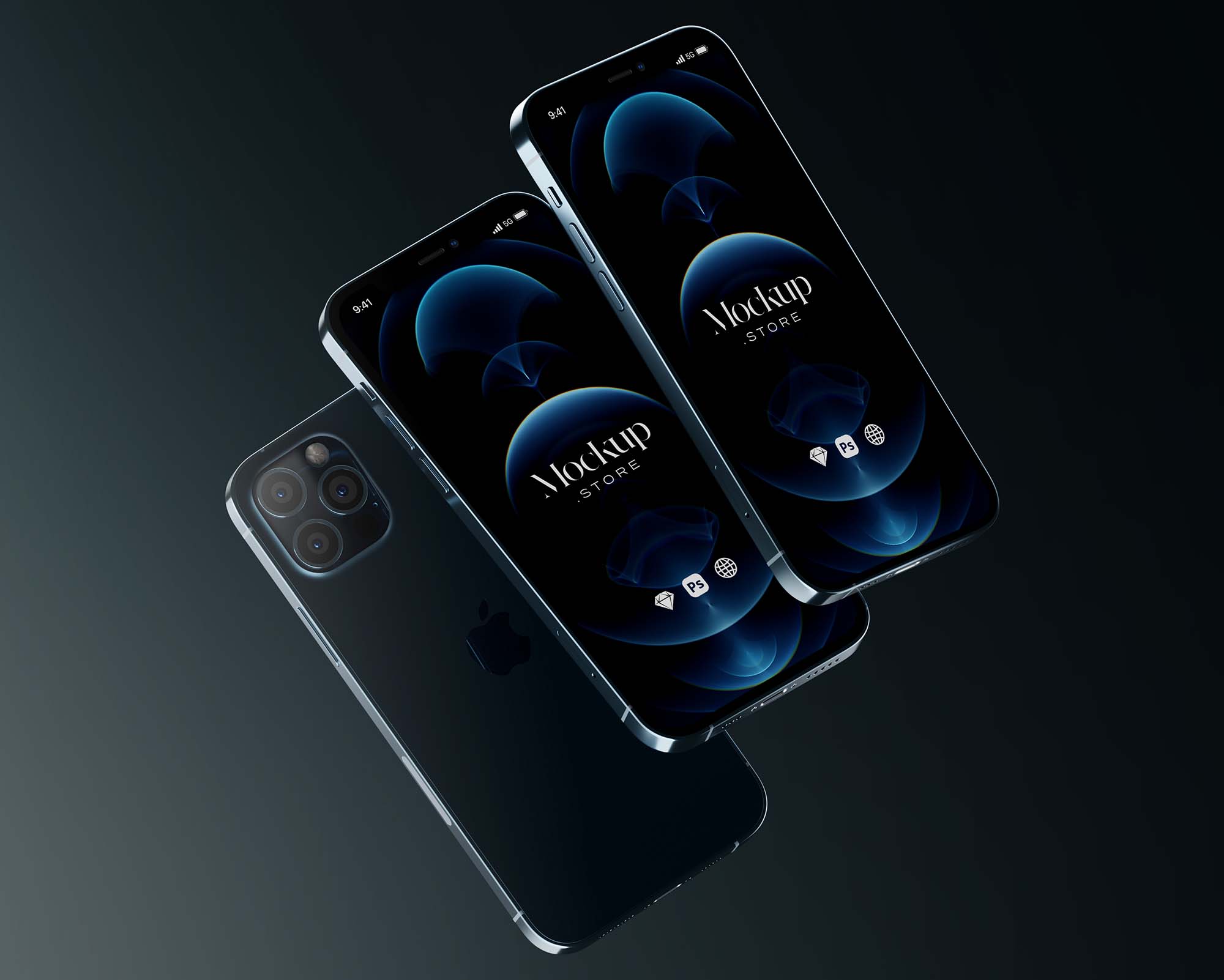 Free iPhone 12 Pro Mockups (Sketch, PSD)