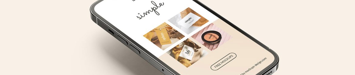 Free iPhone 13 Pro mockup