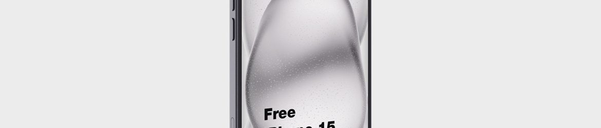 Free iPhone 15 mockup