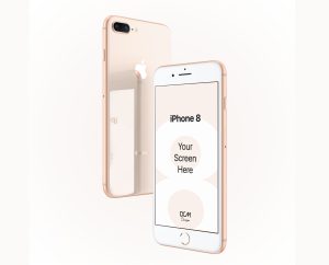Free iPhone 8 Mockup (PSD)