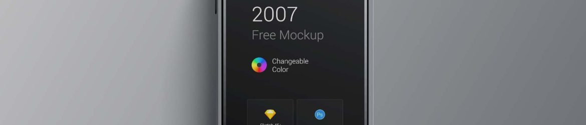Free iPhone First Generation Mockup (PSD)