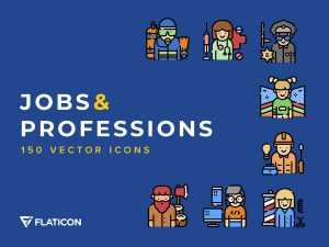 Free Jobs and Professions Icons (SVG)