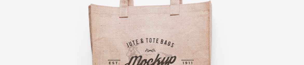 Free Jute Bag Mockup (PSD)