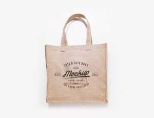 Free Jute Bag Mockup (PSD)