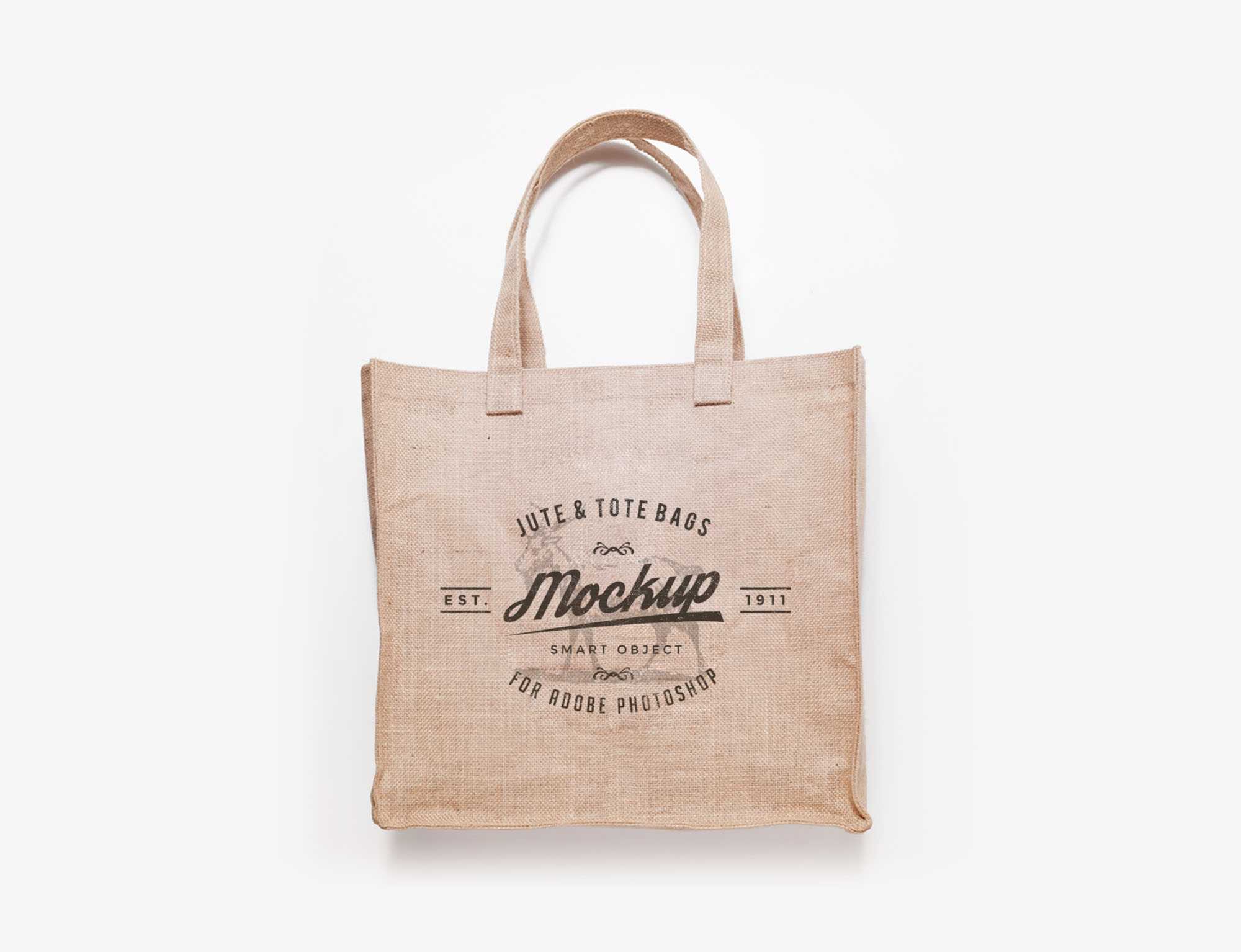 Free Jute Bag Mockup (PSD)