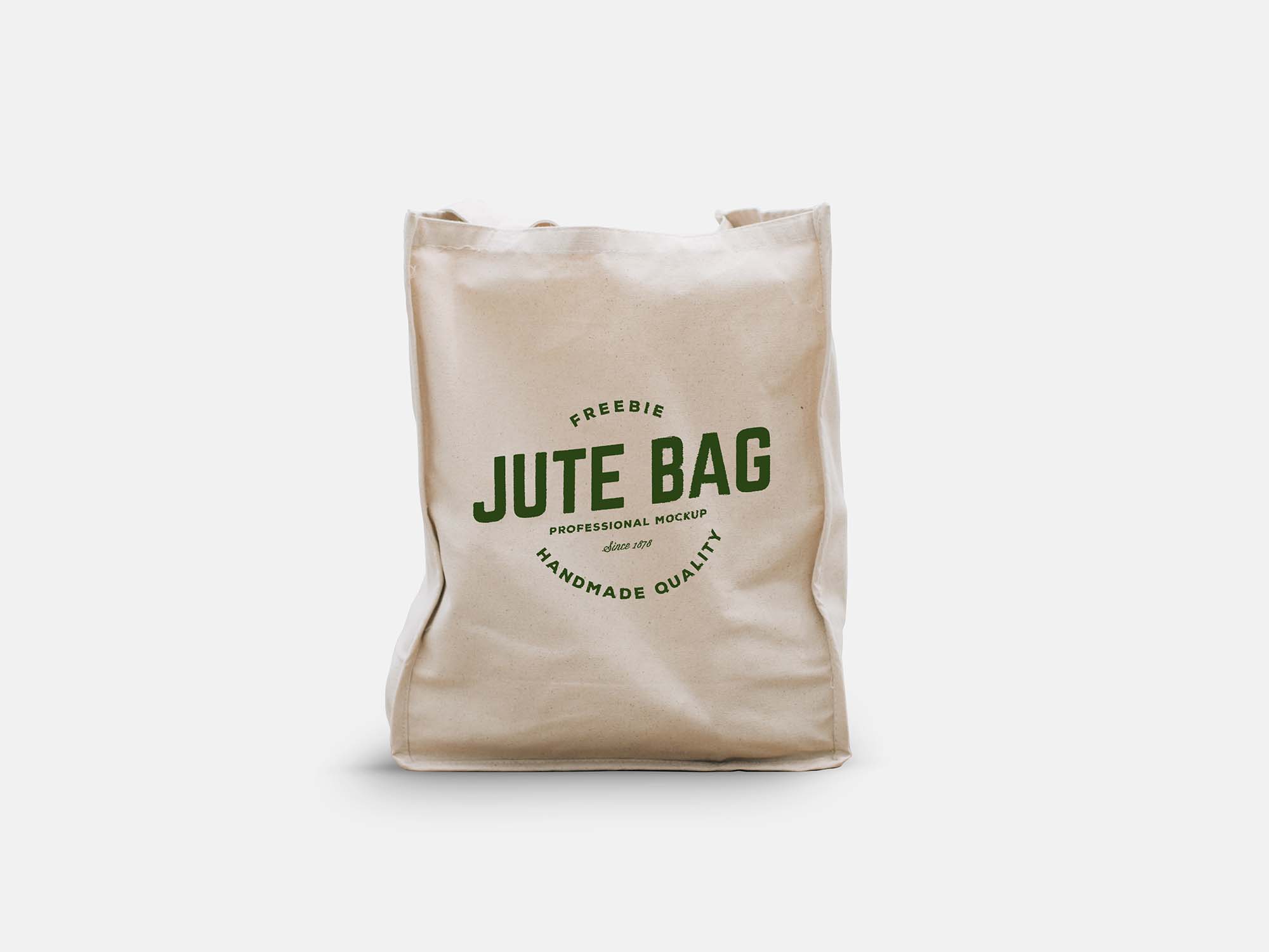 Free Jute Bag Mockup (PSD)