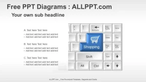 Free Keyboard Graphic PPT Diagrams