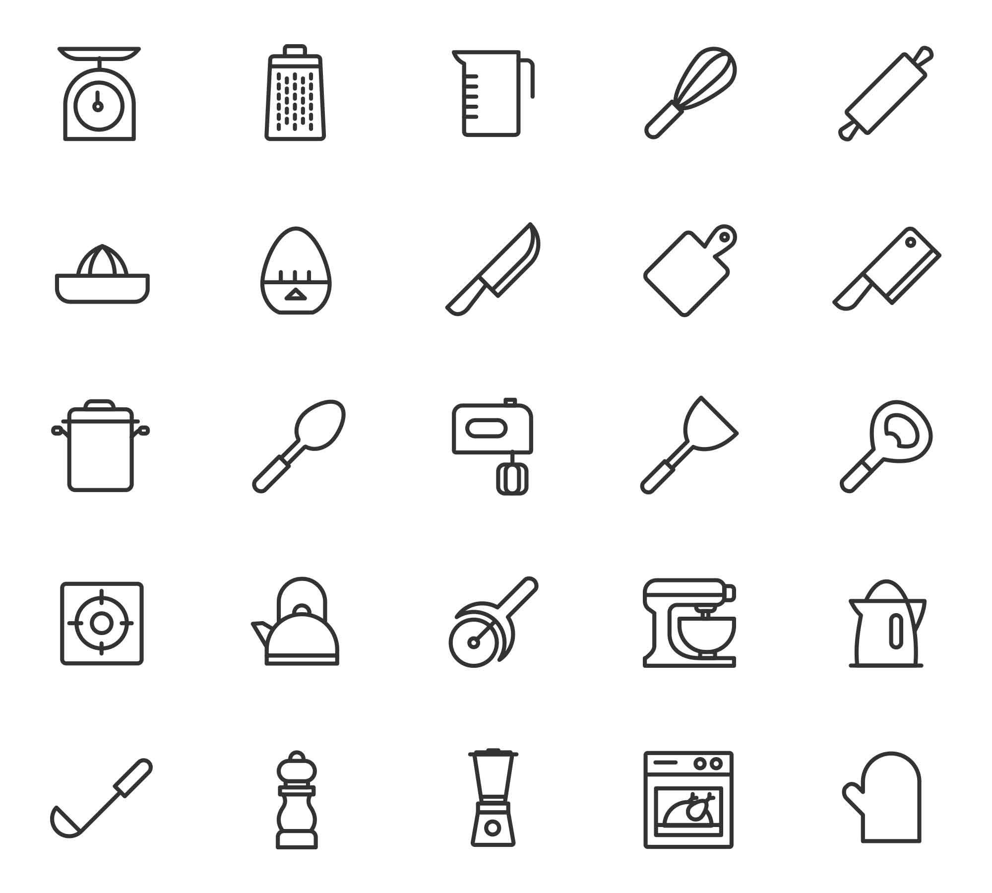 Free Kitchen Utensils Icons