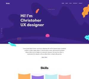 Free Kross Creative Portfolio Website Template (PSD)