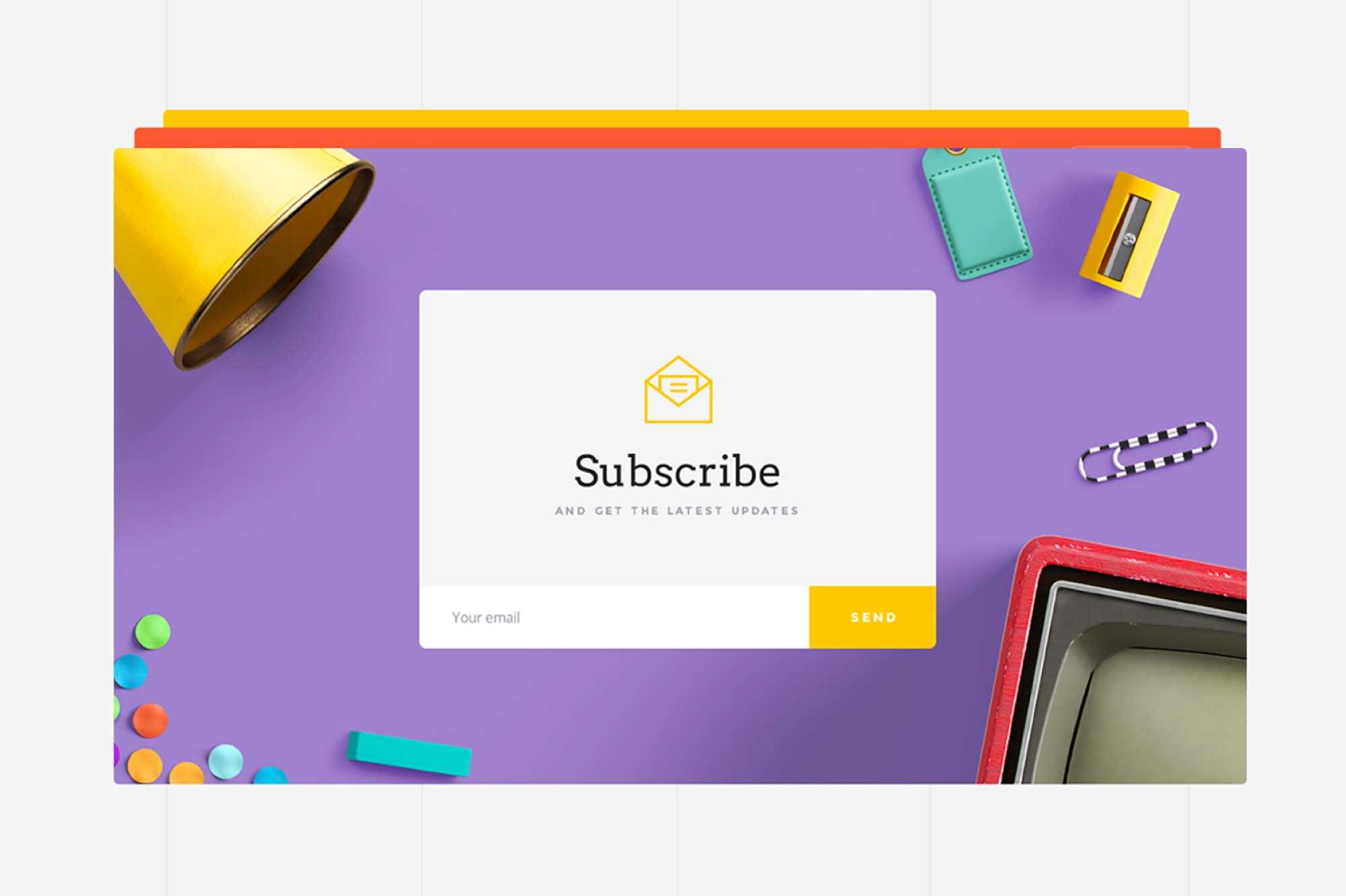 Free Landing Page UI Kit Templates (PSD, Sketch)