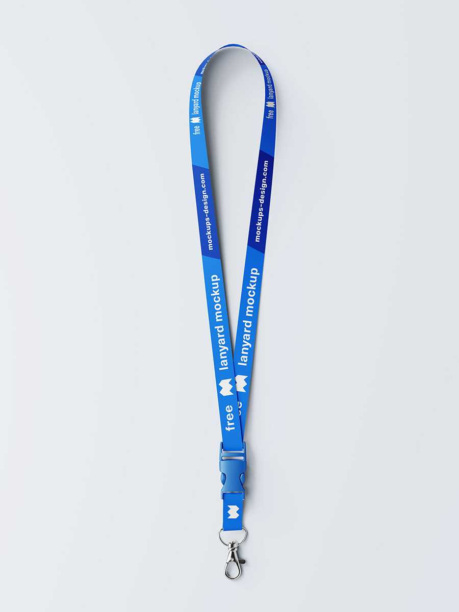 Free lanyard mockup / 15mm
