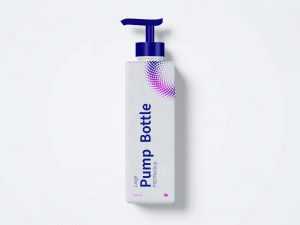 Free Large Pump Bottle Mockup (PSD)
