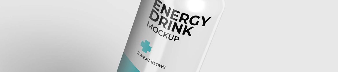 Free Large Soda Can Mockup (PSD)