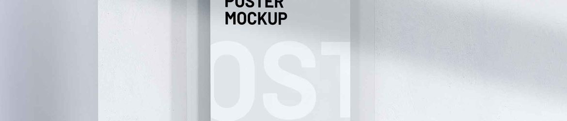 Free Letter Size Poster Mockup (PSD)