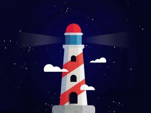 Free Lighthouse Illustration (Ai)