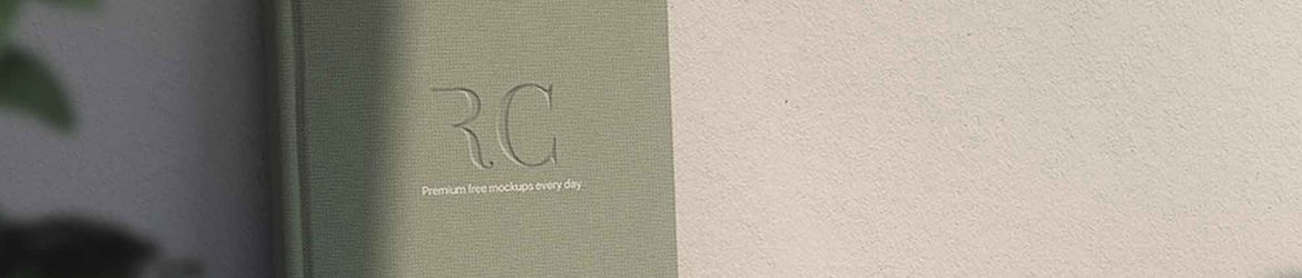 Free Linen Book Mockup