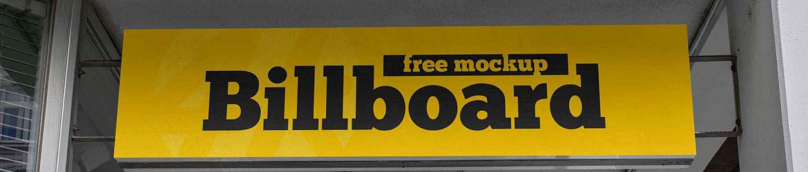 Free Long Rectangular Billboard Mockup (PSD) Free Long Rectangular Billboard Mockup (PSD)