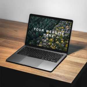 Free MacBook Air Mockup (PSD)