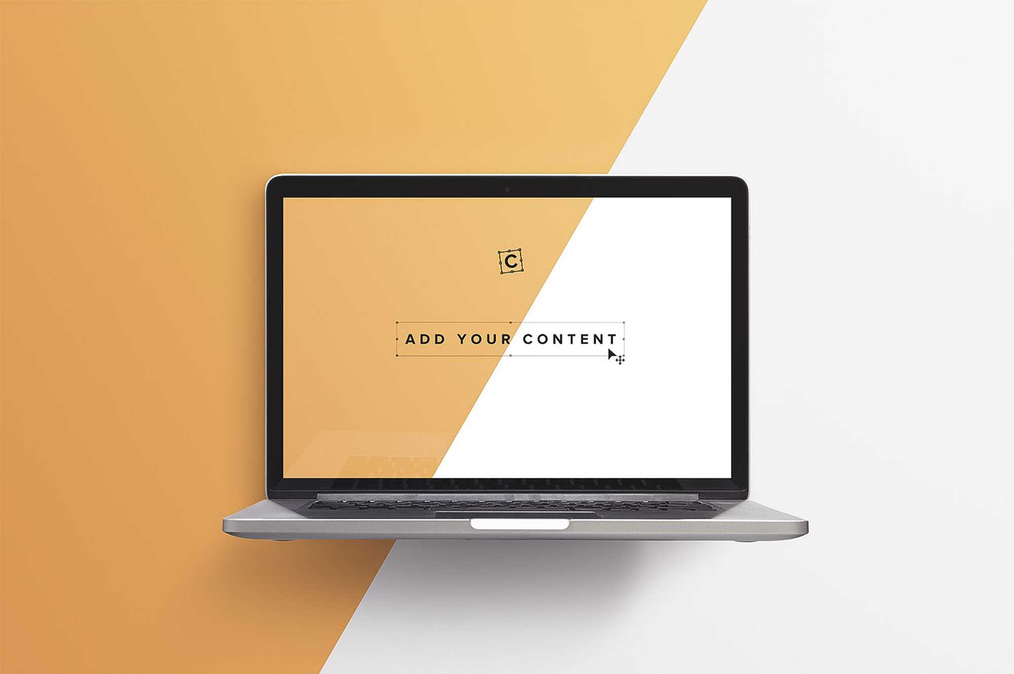 Free Macbook Pro Laptop Mockup (PSD)